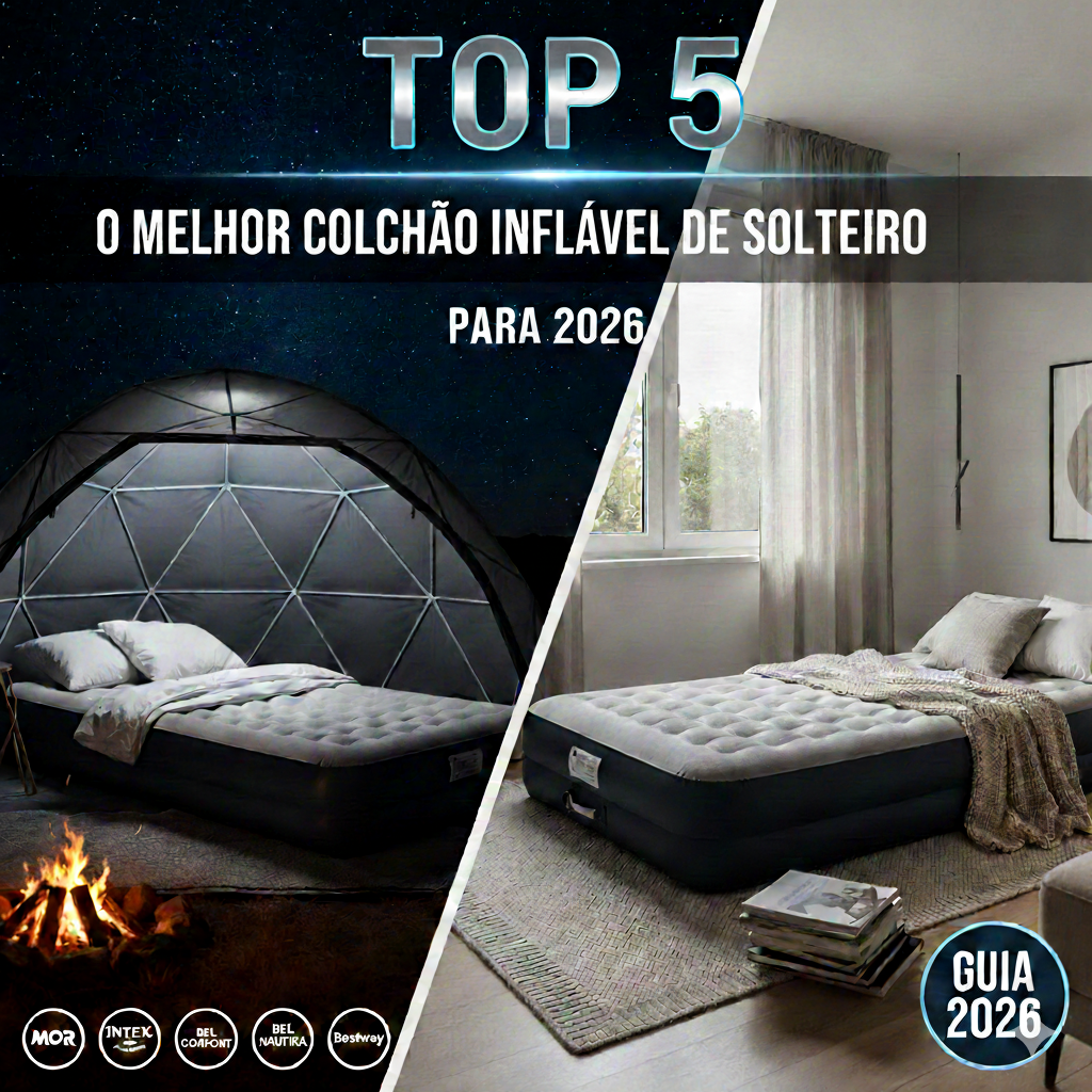 Top 5: O Melhor Colchão Inflável de Solteiro para 2026