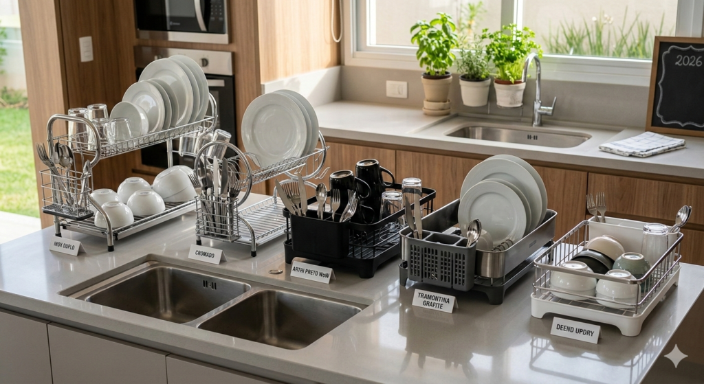 Guia Escorredor de louças Top 2026