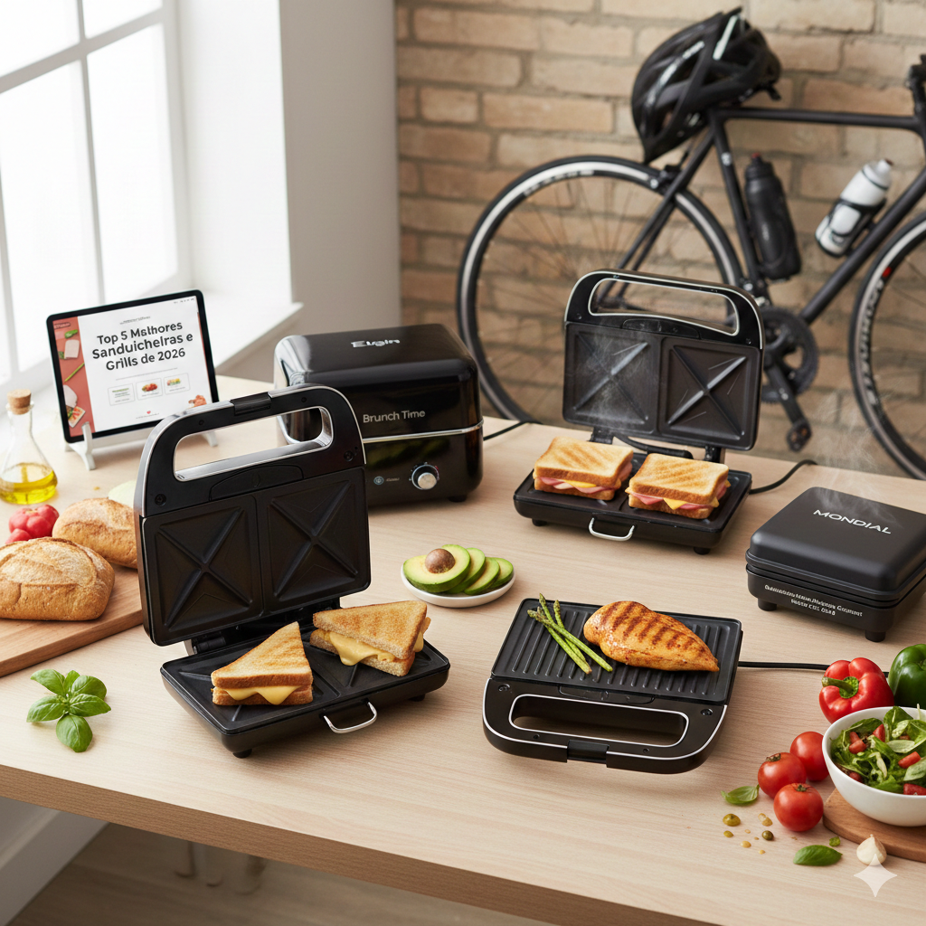 Sanduicheira e Grill As 5 Melhores de 2026: Guia de Compra