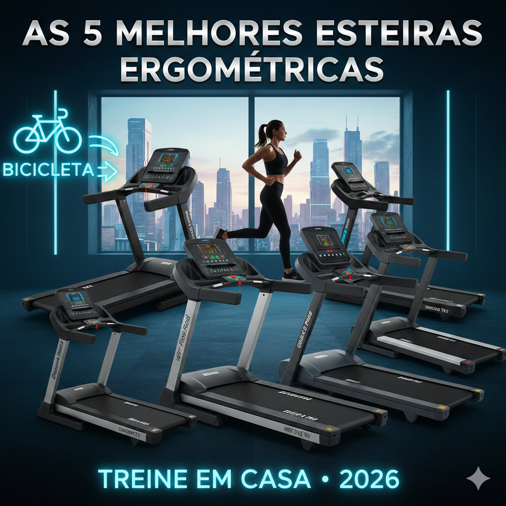 Esteira Ergométrica As 5 Melhores para Treinar em Casa em 2026
