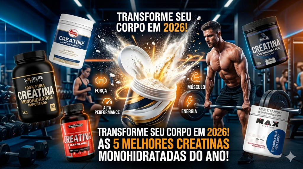Transforme seu Corpo: O Guia da Creatina que Muda Vidas em 2026!