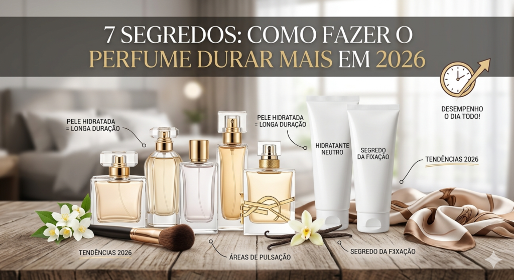 Fixação de Perfume: 7 Segredos para Durar Mais em 2026