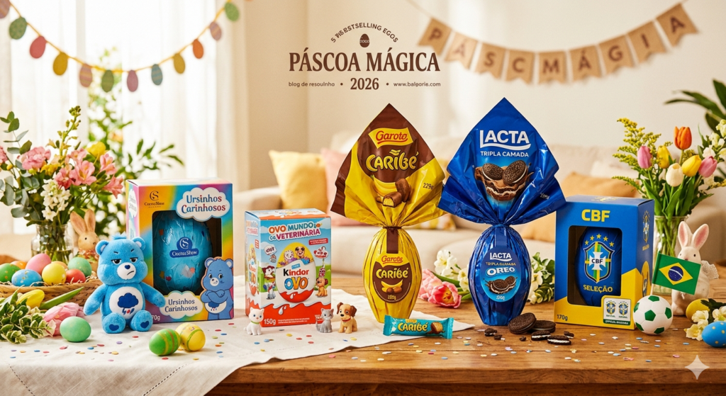 Os 5 Ovos de Páscoa que Vão te Emocionar em 2026!