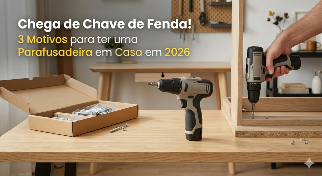 Parafusadeira Custo-Benefício 2026: Guia de Praticidade