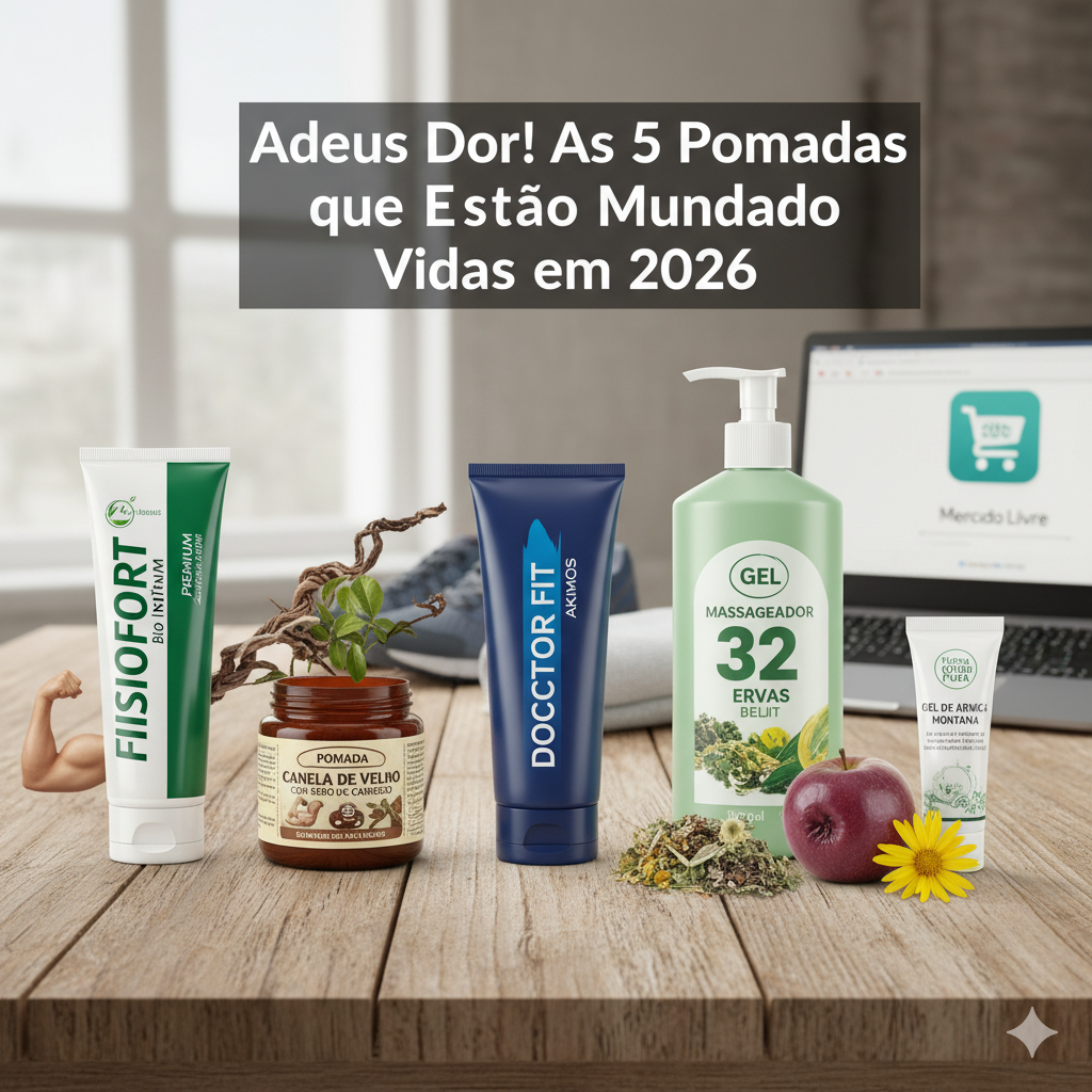 Adeus Dor! As 5 Pomadas que Estão Mudando Vidas em 2026